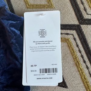 Velour bra top from Athleta